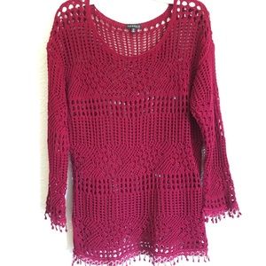 Hannah Crochet Long Sleeve